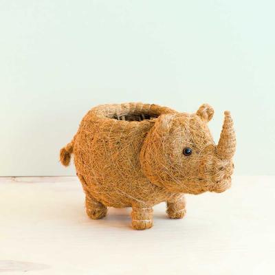 Show full view: LIKHA Rhino Coco Coir Planter Pot, 4-in slide 4 of 8