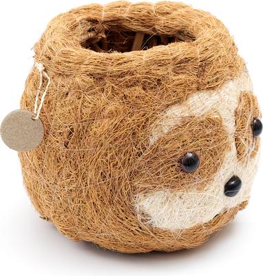 Show full view: LIKHA Sloth Coco Coir Planter Pot, Light, 2.5-in slide 5 of 9