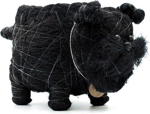 Show full view: LIKHA Schnauzer Coco Coir Planter Pot, 4-in slide 5 of 8