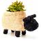 Show in main carousel: LIKHA Sheep Coco Coir Planter Pot, Black/White, 4-in slide 6 of 7