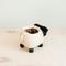Show in main carousel: LIKHA Sheep Coco Coir Planter Pot, Black/White, 4-in slide 3 of 7