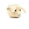 Show in main carousel: LIKHA Mini Pig 2.5-in Plant Pot, Natural/White, 5 x 6 x 4.75-in slide 6 of 7