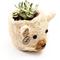 Show in main carousel: LIKHA Mini Cat 2.5-in Plant Pot, Natural/White, 5 x 5 x 4.75-in slide 4 of 7