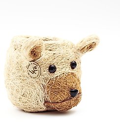 LIKHA Mini Bear 2.5-in Plant Pot, Natural/White, 6 x 5 x 4.75-in slide 2 of 7