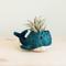 Show in main carousel: LIKHA Whale Coco Coir Planter Pot, Blue/White, 4-in slide 1 of 7