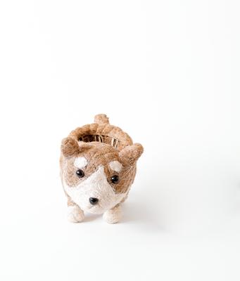 Show full view: LIKHA Corgi Coco Coir Planter Pot, 4-in slide 4 of 6