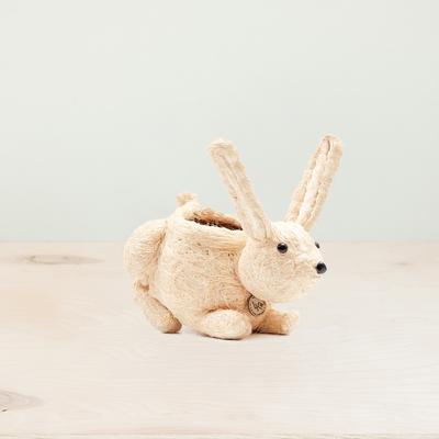 Show full view: LIKHA Bunny Coco Coir Planter Pot, 4-in slide 3 of 7