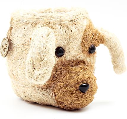Show full view: LIKHA Mini Dog 2.5-in Plant Pot, Natural/White, 5 x 6 x 5-in slide 6 of 7
