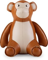 Zuny Monkey Paperweight, Tan/Wheat slide 2 of 3