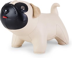 Zuny Pug Bookend, Wheat/Brown