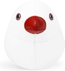 Zuny Java Sparrow Paperweight, White/Red slide 2 of 3