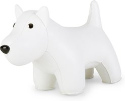 Zuny Westie Bookend, White