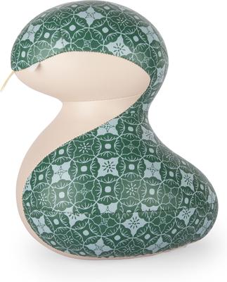 Show full view: Zuny Snake Nick Bookend, Dark Green Blossom/Wheat slide 3 of 3
