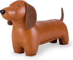 Zuny Teckel Dachshund Bookend, Tan/Brown slide 1 of 3