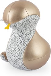 Zuny Snake Nick Bookend, Gold/White Blossom