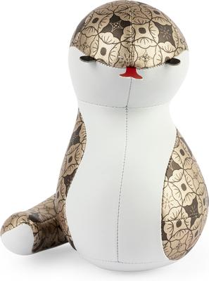 Show full view: Zuny Snake Nick Big Paperweight, Gold Blossom/White slide 2 of 3
