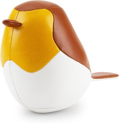 Zuny Mini Bird Robin Paperweight, Tan/Ochre Yellow