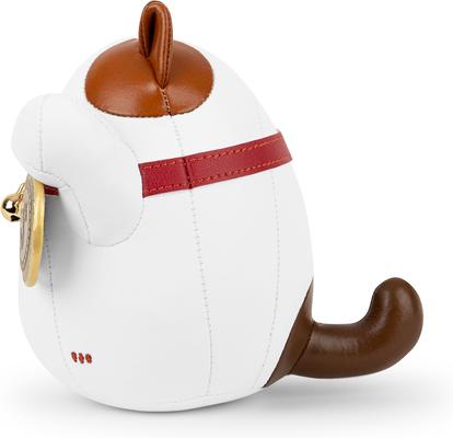 Show full view: Zuny Lucky Cat Fu Paperweight, White/Tan slide 3 of 3