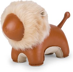 Zuny Lion Puno Bookend, Tan/Wheat