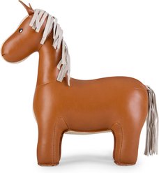 Zuny Horse Bookend, Black/Wheat slide 2 of 3