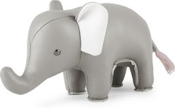Zuny Elephant Paperweight, Gray/White