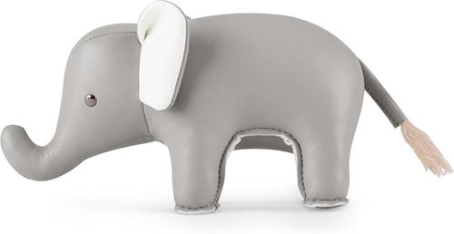 Show full view: Zuny Elephant Paperweight, Gray/White slide 3 of 3