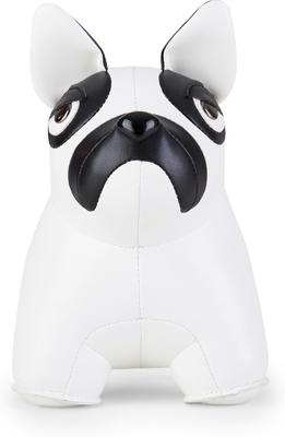 Show full view: Zuny French Bulldog Bookend, White/Black slide 2 of 3