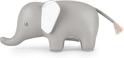 Zuny Elephant Bookend, Gray/White slide 2 of 3