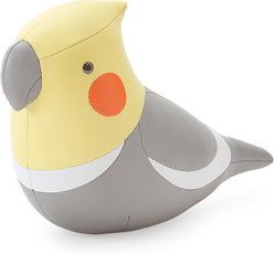 Zuny Cockatiel Bookend, White/Black