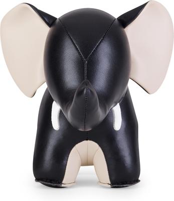 Show full view: Zuny Elephant Abby II Bookend, Black/Wheat slide 2 of 3