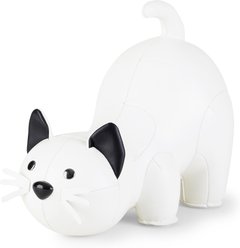 Zuny Cat Bookend, Tan/Gray