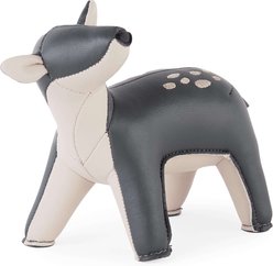 Zuny Deer Luke Bookend, Dark Gray/Wheat