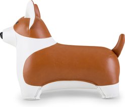 Zuny Corgi Bookend, Tan/White slide 2 of 3