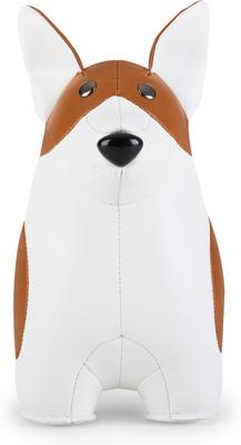 Show full view: Zuny Corgi Bookend, Tan/White slide 2 of 3