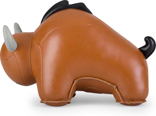 Show full view: Zuny Bull Buloo Bookend, Tan/Gray slide 3 of 3