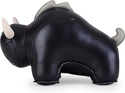 Zuny Bull Buloo Bookend, Black/Wheat slide 2 of 3