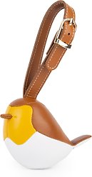 Zuny Bird Robin Bag Charm, Tan/Ochre Yellow