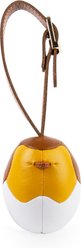 Zuny Bird Robin Bag Charm, Tan/Ochre Yellow slide 2 of 3