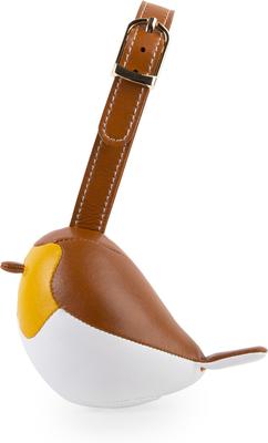 Show full view: Zuny Bird Robin Bag Charm, Tan/Ochre Yellow slide 3 of 3