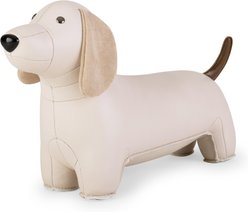 Zuny Teckel Dachshund Bookend, Wheat/Brown