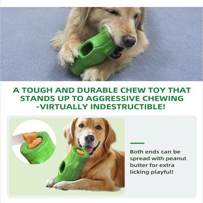 Show full view: KADTC Frost Lick 2 In 1 Dog Fillable Chew Enrichment Puzzle Toy, Green, X-Large slide 6 of 8