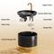 Show in main carousel: EOX Ceramic with Copper Faucet Dog & Cat Water Fountain, Black, 71-oz slide 2 of 11