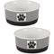 Show in main carousel: Bone Dry Paw Patch Stripes Non-Skid Ceramic Dog & Cat Bowl Set, 2 count, Black, Small: 0.75 cup slide 1 of 9