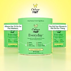 Other Half Everyday Multivitamin Bacon & Pumpkin Flavored Powder Supplement for Dogs, 30 Scoops slide 2 of 7