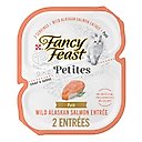Fancy Feast Petites Pate Wild Alaskan Salmon Entree Wet Cat Food, 24 Servings, 2.8-oz tray, case of 12