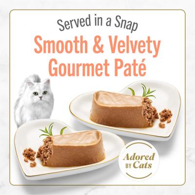Show full view: Fancy Feast Petites Pate Wild Alaskan Salmon Entree Wet Cat Food, 24 Servings, 2.8-oz tray, case of 12 slide 4 of 12