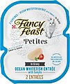 Fancy Feast Petites In Gravy Ocean Whitefish with Tomato Entree Wet Cat Food, 24 Servings, 2.8-oz tray, cas...