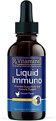 Rx Vitamins Immuno Chicken Flavored Liquid Immune Supplement for Cats & Dogs, 4-fl oz bottle