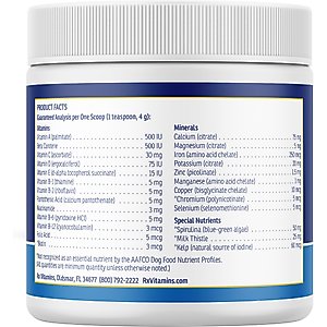 Rx Vitamins Rx Essentials Powder Multivitamin for Dogs, 8-oz bottle