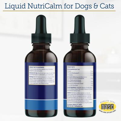 Show full view: Rx Vitamins NutriCalm Liquid Calming Supplement for Cats & Dogs, 4-fl oz bottle slide 8 of 8